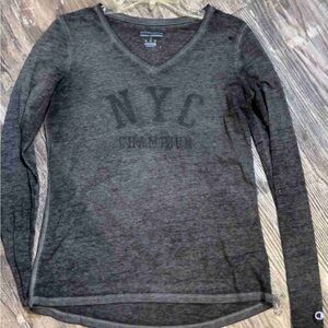 Champion Women's Gray Long Sleeve Top